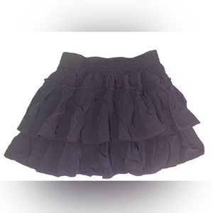 size s forever 21 black flowy skirt